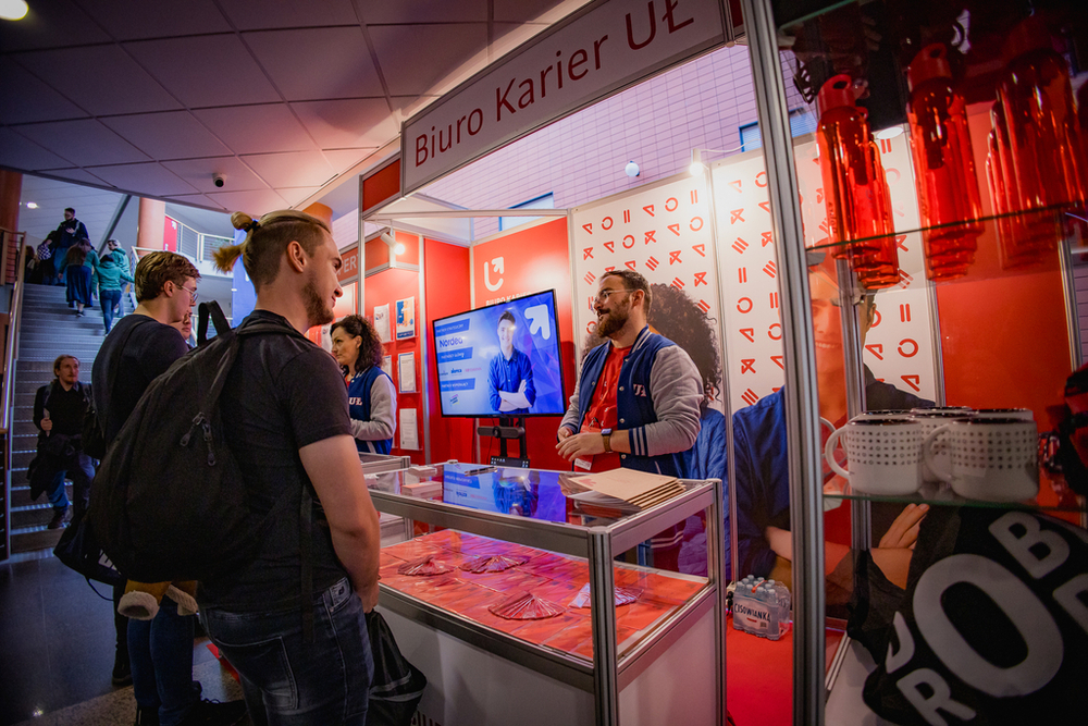 The University of Lodz Career Office during the event